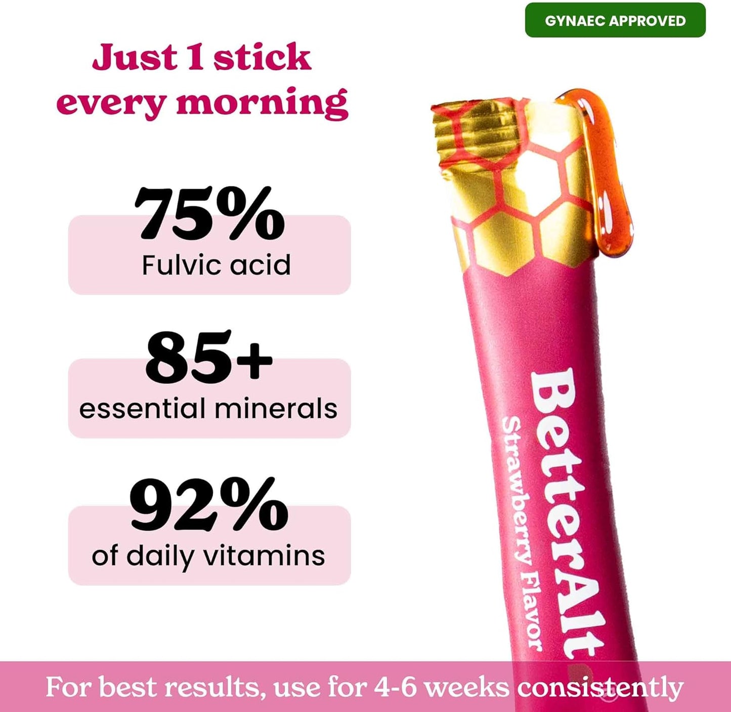 🍓 She-Lajit™ Honey Sticks – Balance & Energize Naturally
